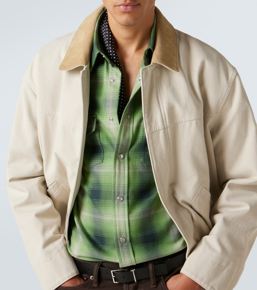 Checked cotton shirt