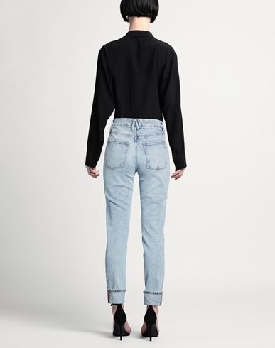 Woman Jeans Blue Size 25 Cotton, Tencel, Recycled cotton, Elastane