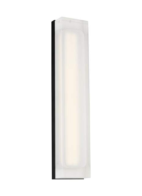 Nightshade Black LED Wall Sconce from the Milley Collection