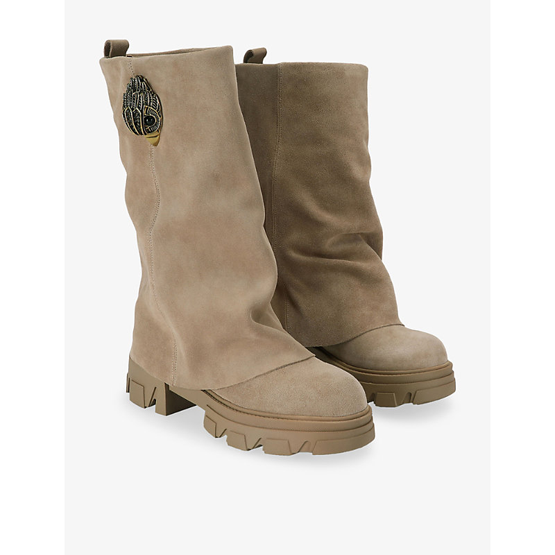 Womens Stomp Suede Boots