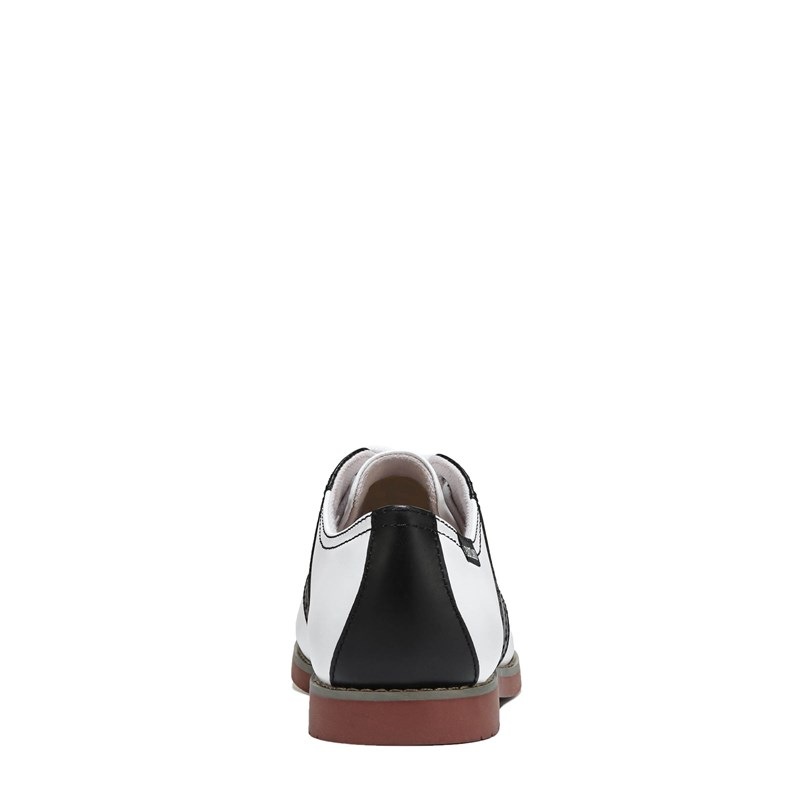 Women's Sadie Saddle Oxford Shoes (Black/White Leather)