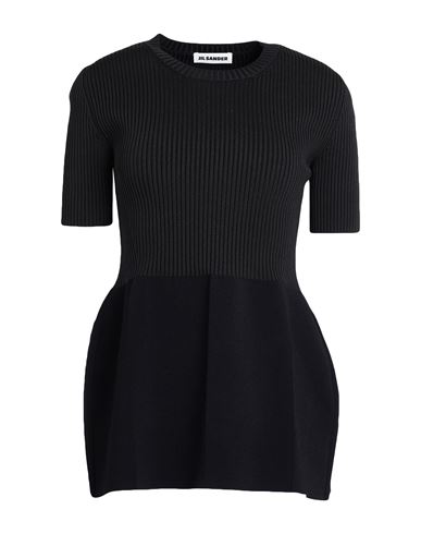 Woman Sweater Black Size 6 Viscose, Silk, Polyester