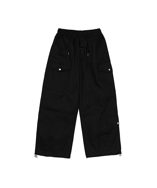 Pigment Cargo String Wide Pants