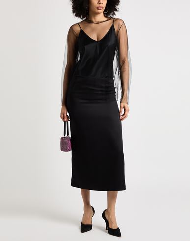 Woman Top Black Size 4 Polyamide