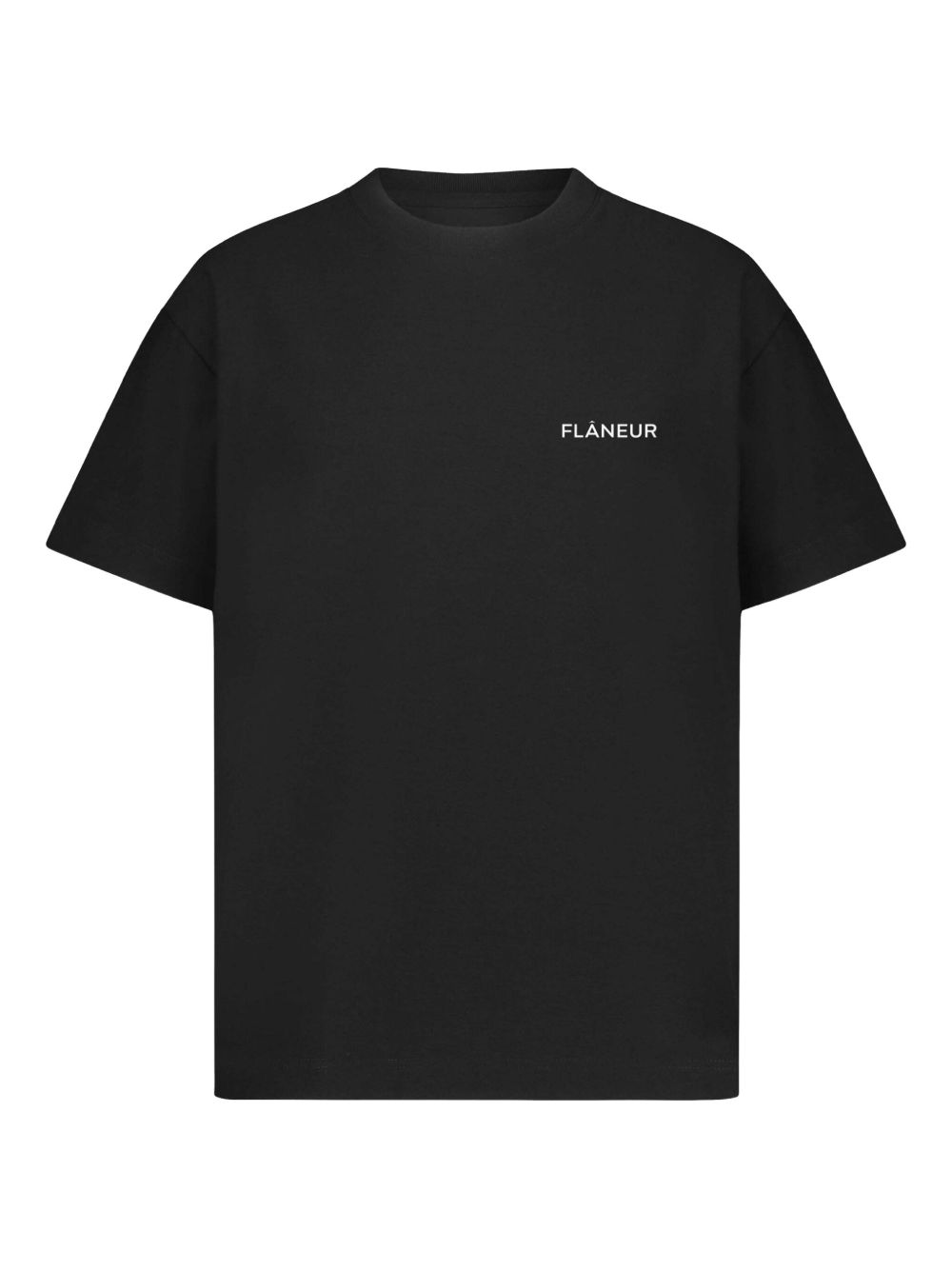 FLÂNEUR logo-print T-shirt - Black