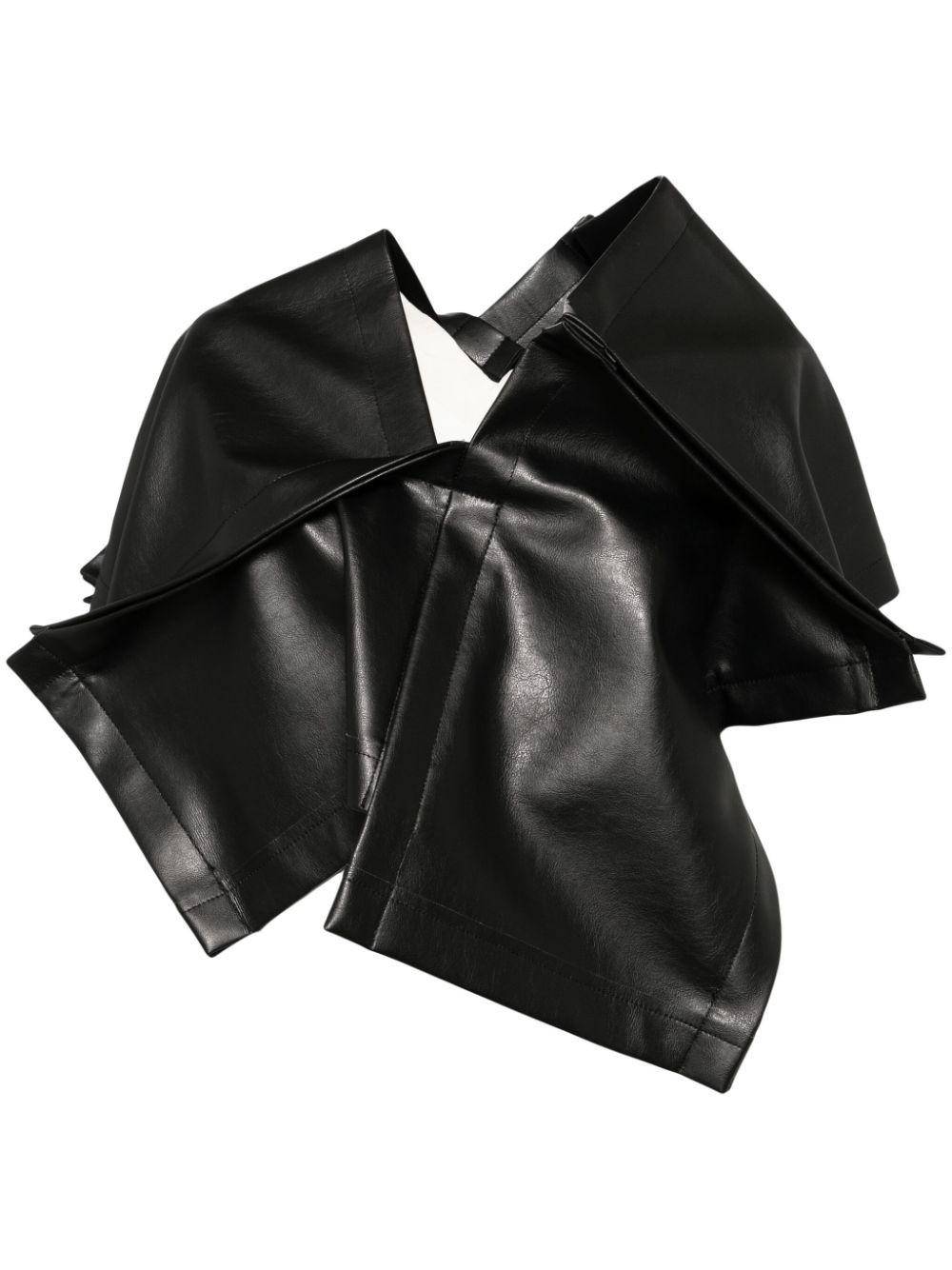 Asymmetric jacket - Black