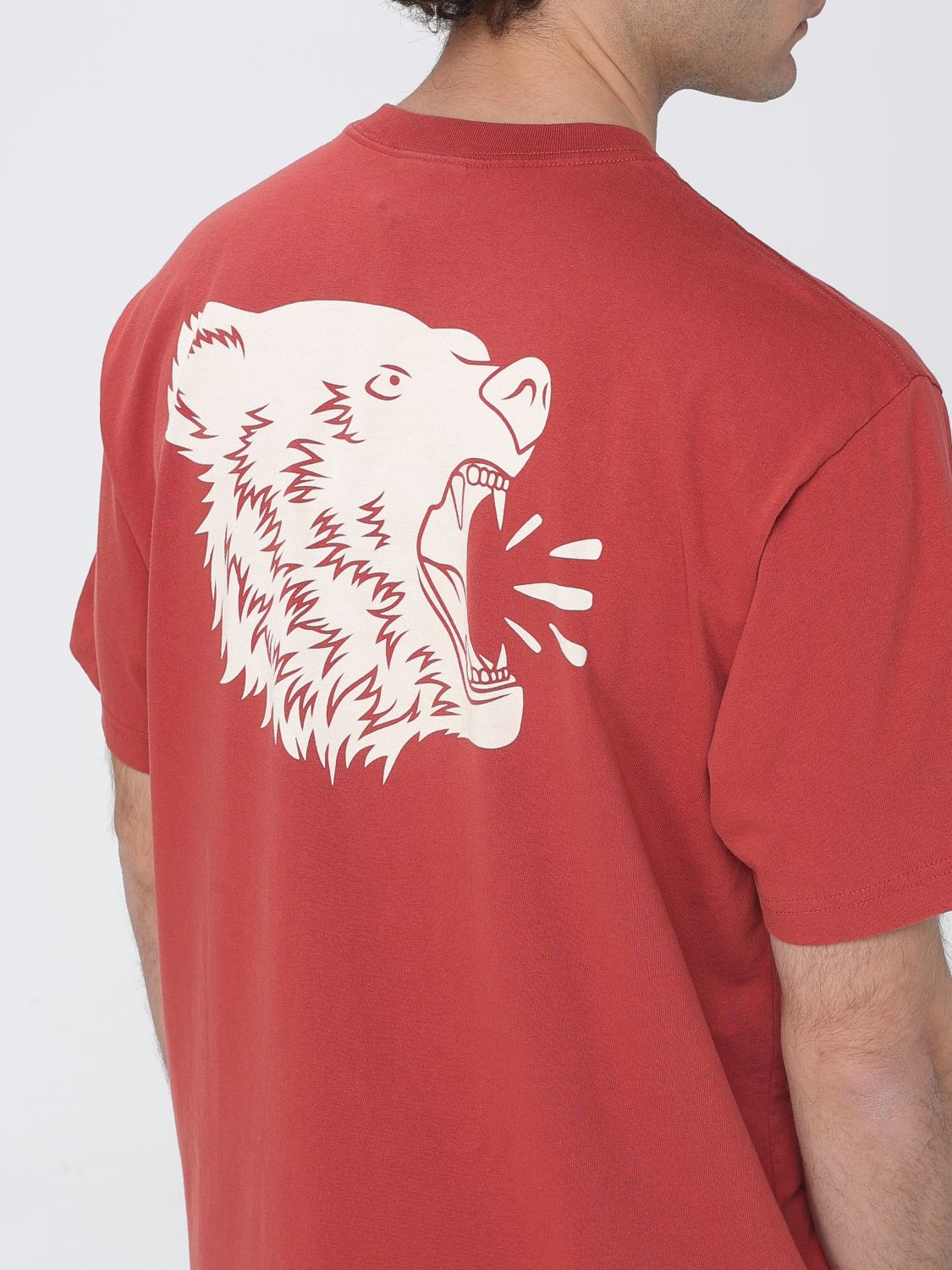 T-Shirt Men color Brick Red