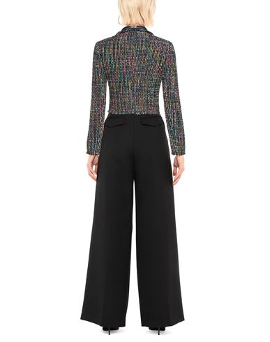 Woman Blazer Black Size 4 Viscose, Cotton, Polyester, Polyamide, Acrylic