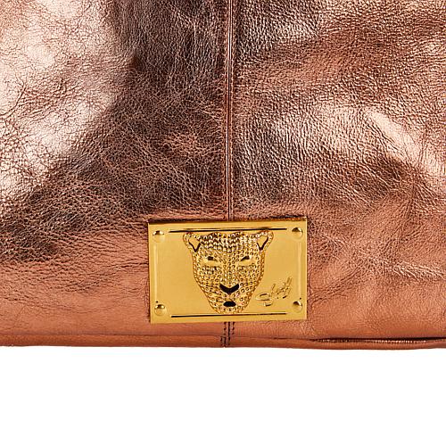 Legacy Pearlized Slouchy Leather Hobo with Wristlet