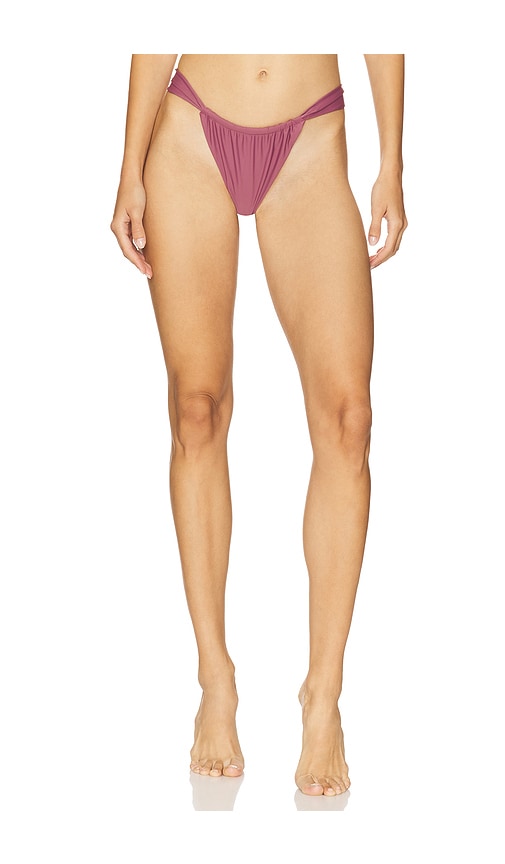 BELLE Bare Bikini Bottom in Mauve. -  XL also in L, M