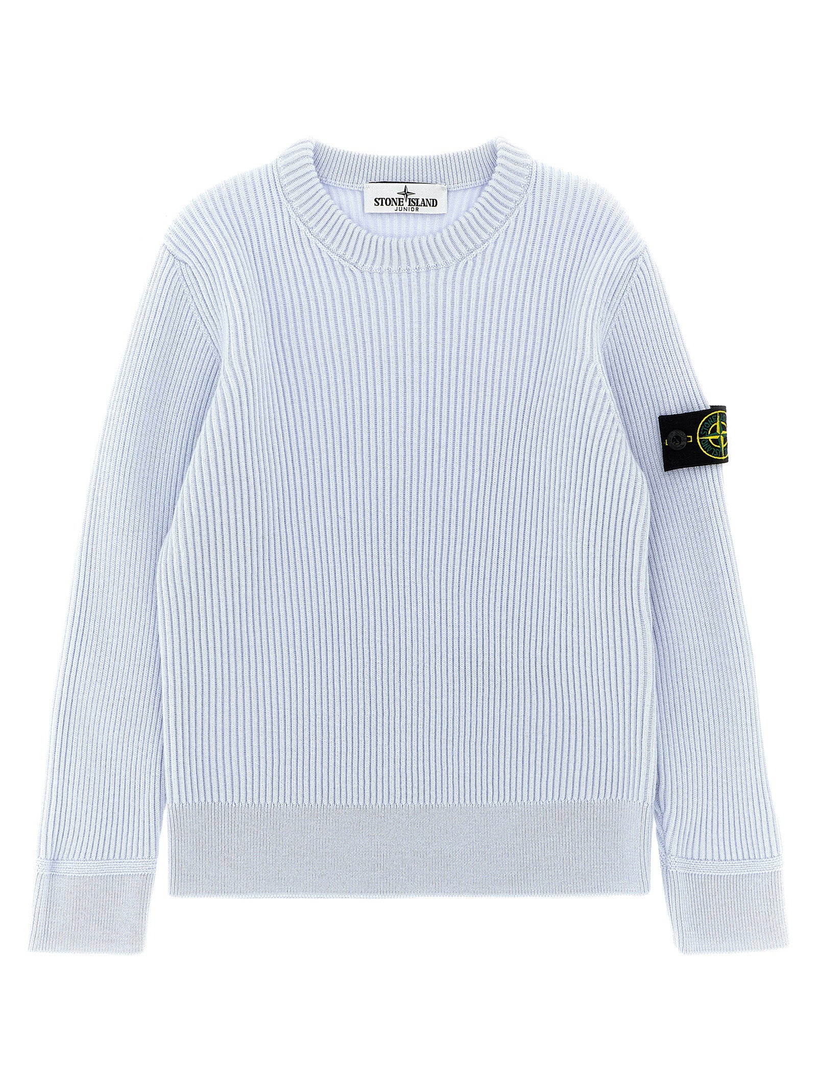 Ribbed Virgin Wool Sweater — lavender