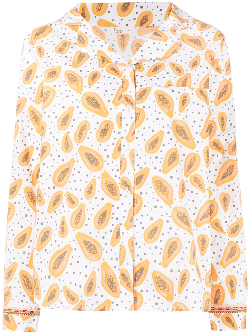 Play-print pajama top - Orange