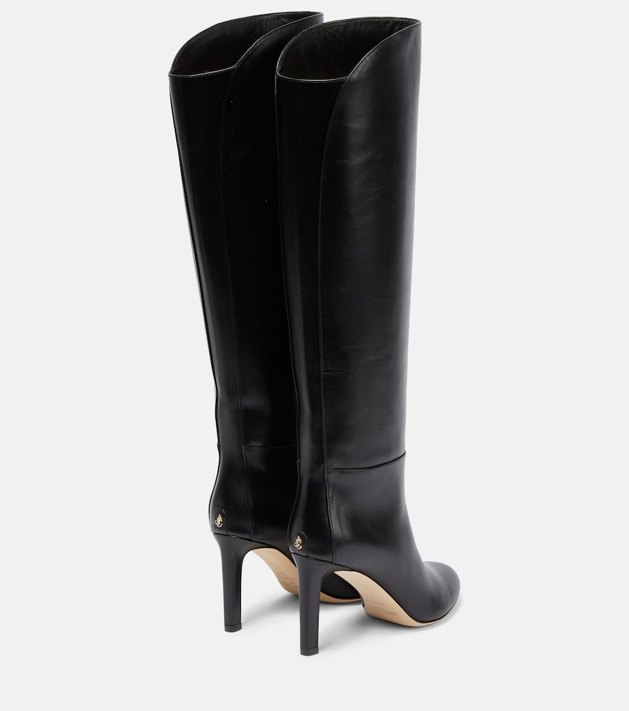 Karter leather knee-high boots