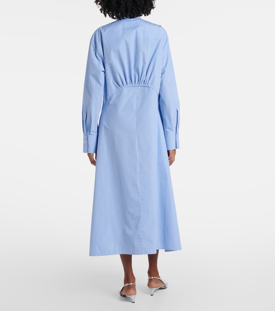 Jil Sander Pinstripe cotton shirt dress