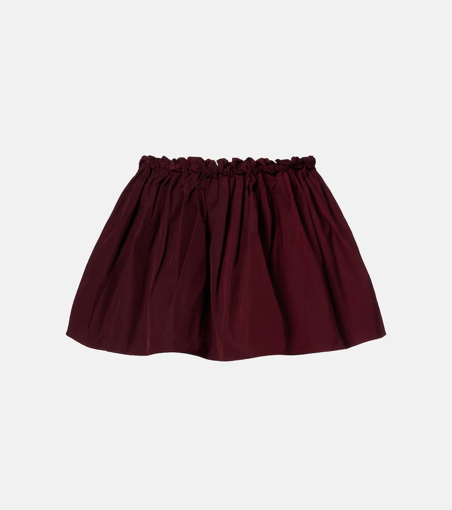 Gathered miniskirt