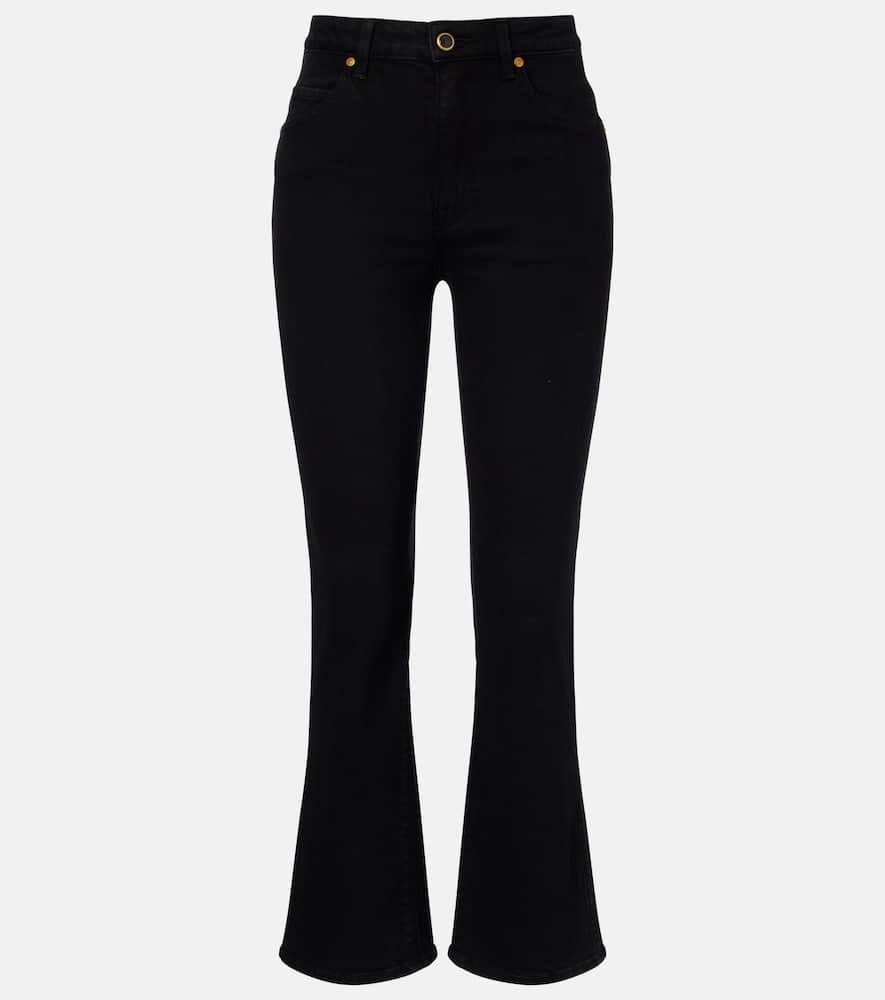 Vivian high-rise cropped flared jeans