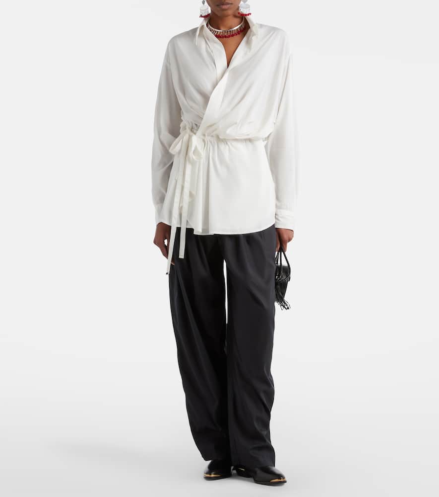 Keren satin blouse