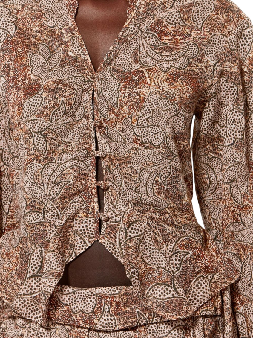 Celeny Printed Blouse