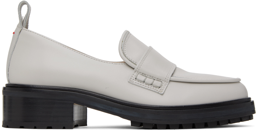 Aeyde Gray Ruth Loafers
