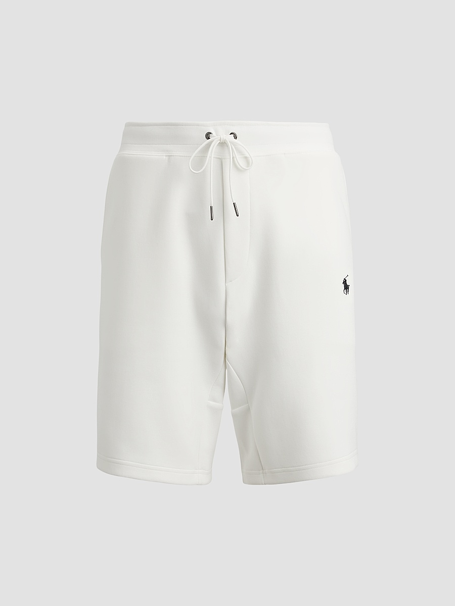 Men's Double-Knit Drawstring Shorts - White