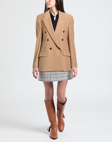 Woman Blazer Beige Size 0 Wool