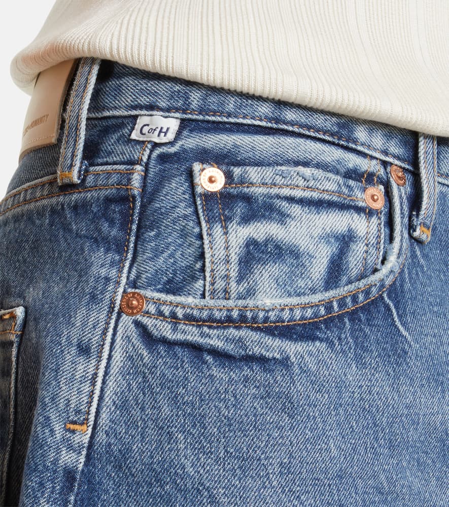 Marlow Long denim shorts