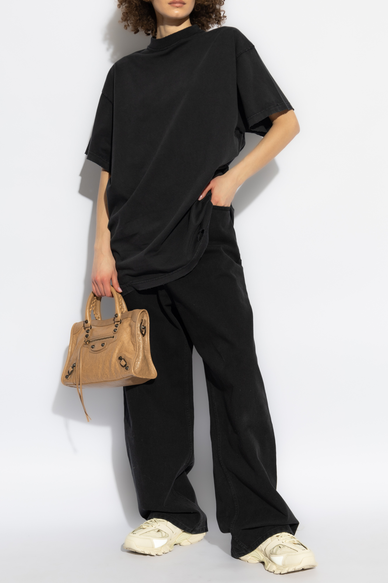 T-shirt With Logo, Women's, Black