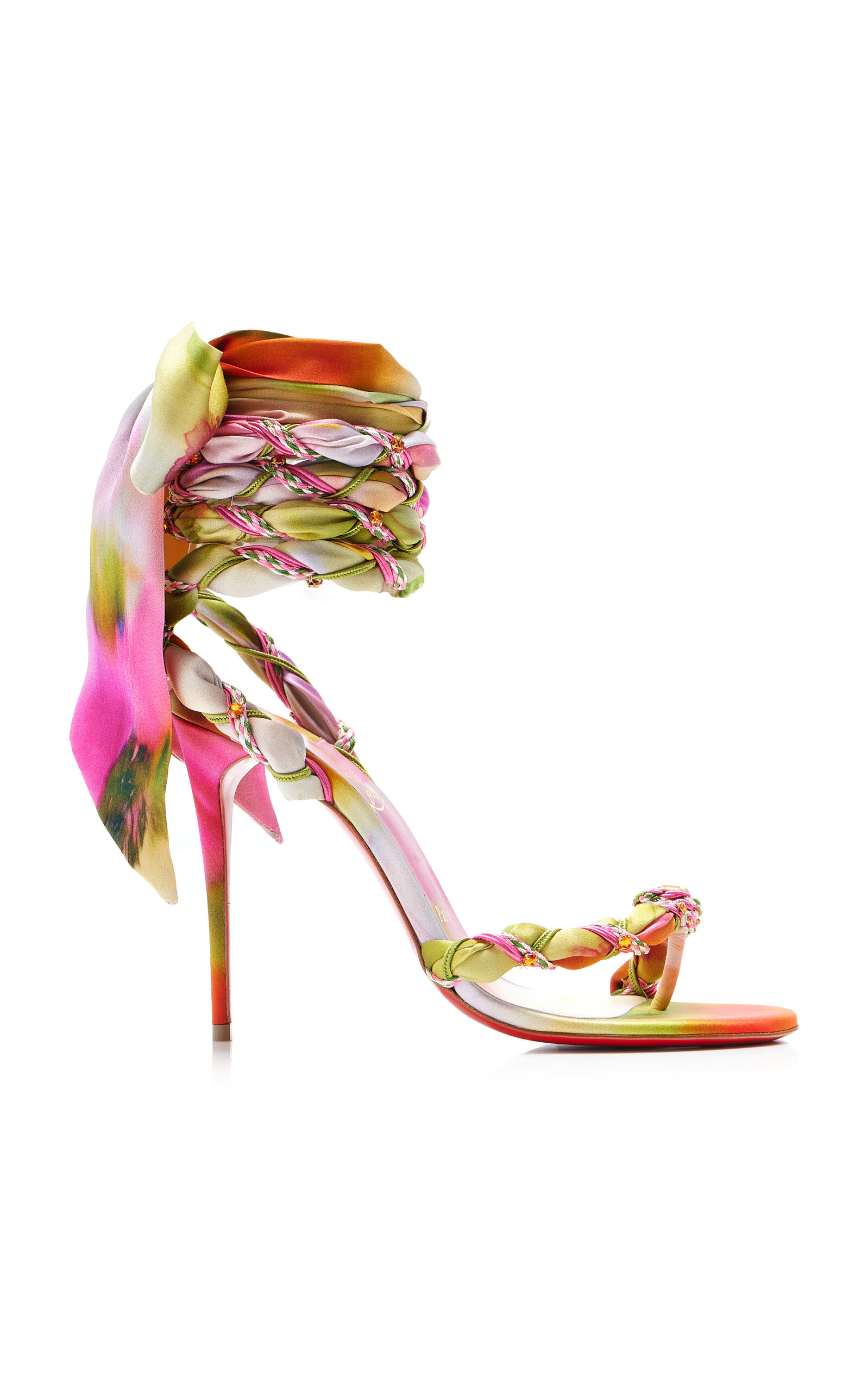 Exclusive La Isla Vaporetta 100mm Satin Sandals - Moda Operandi