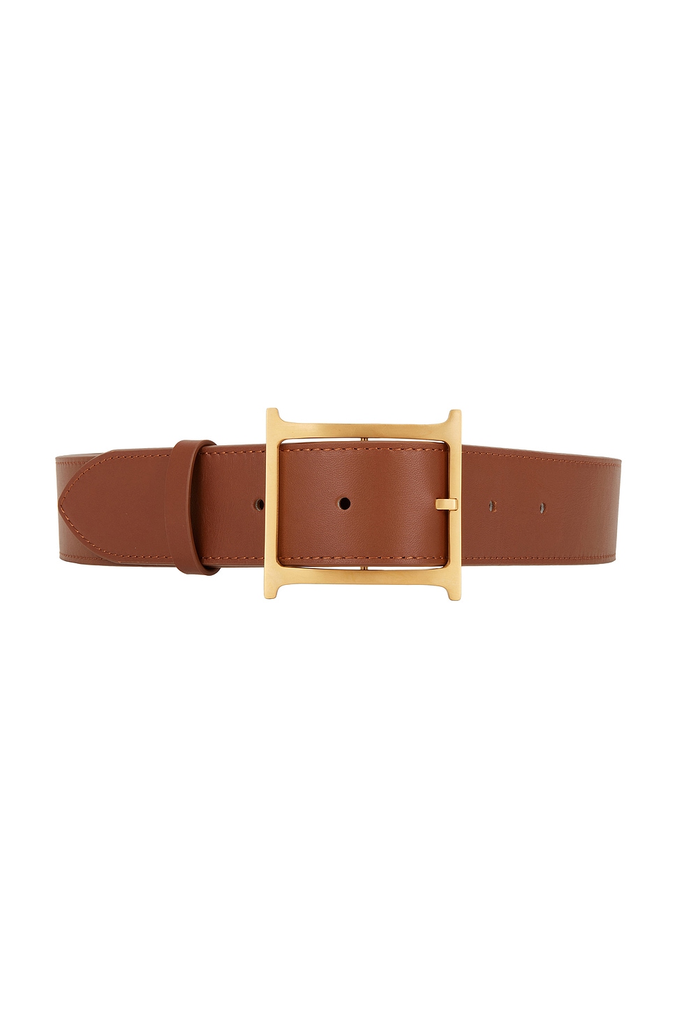 Helsa Logo Belt in Brown - Brown. S also in