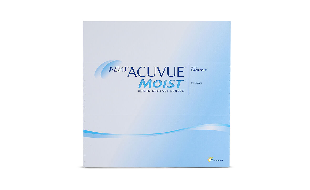 1-Day Acuvue Moist 90 Pack Contact Lens Daily Disposable by SmartBuyGlasse