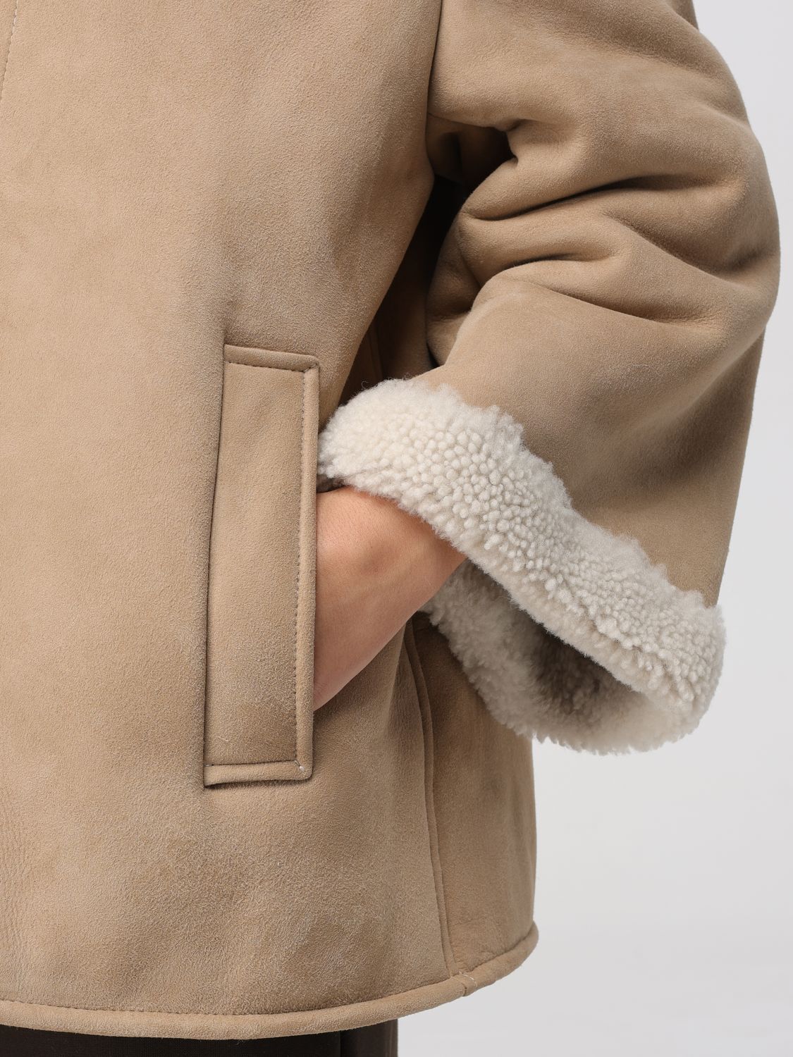 Coat Woman color Beige