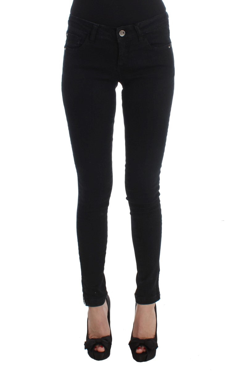 Slim Fit Denim Jeans — Black