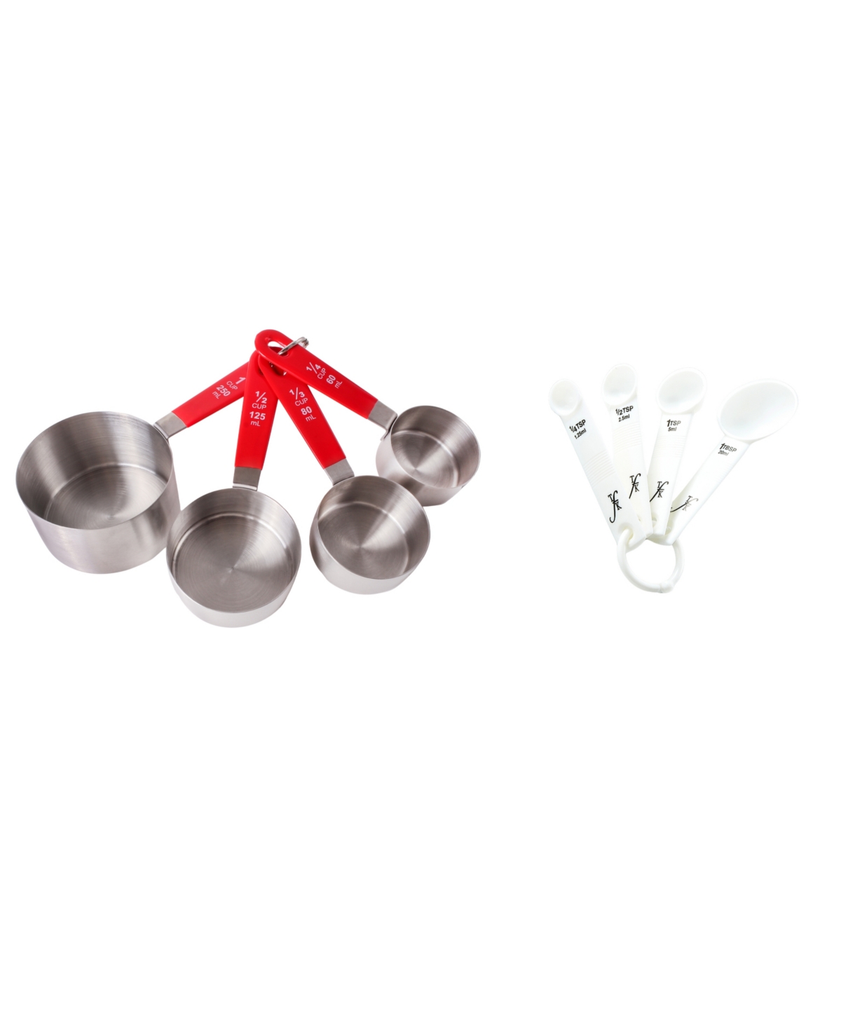 8-Pc. Measuring Cup and Measuring Spoon Set - Multicolor