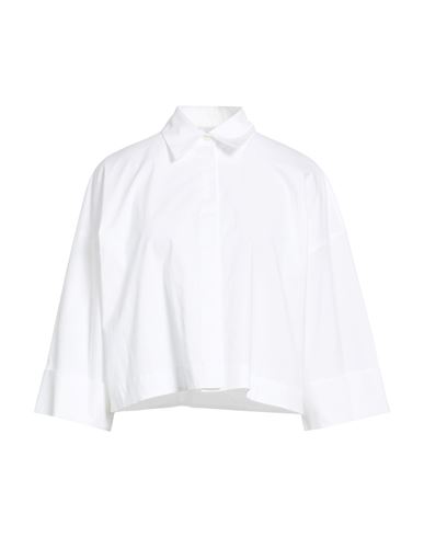 Woman Shirt White Size 0 Cotton, Elastane