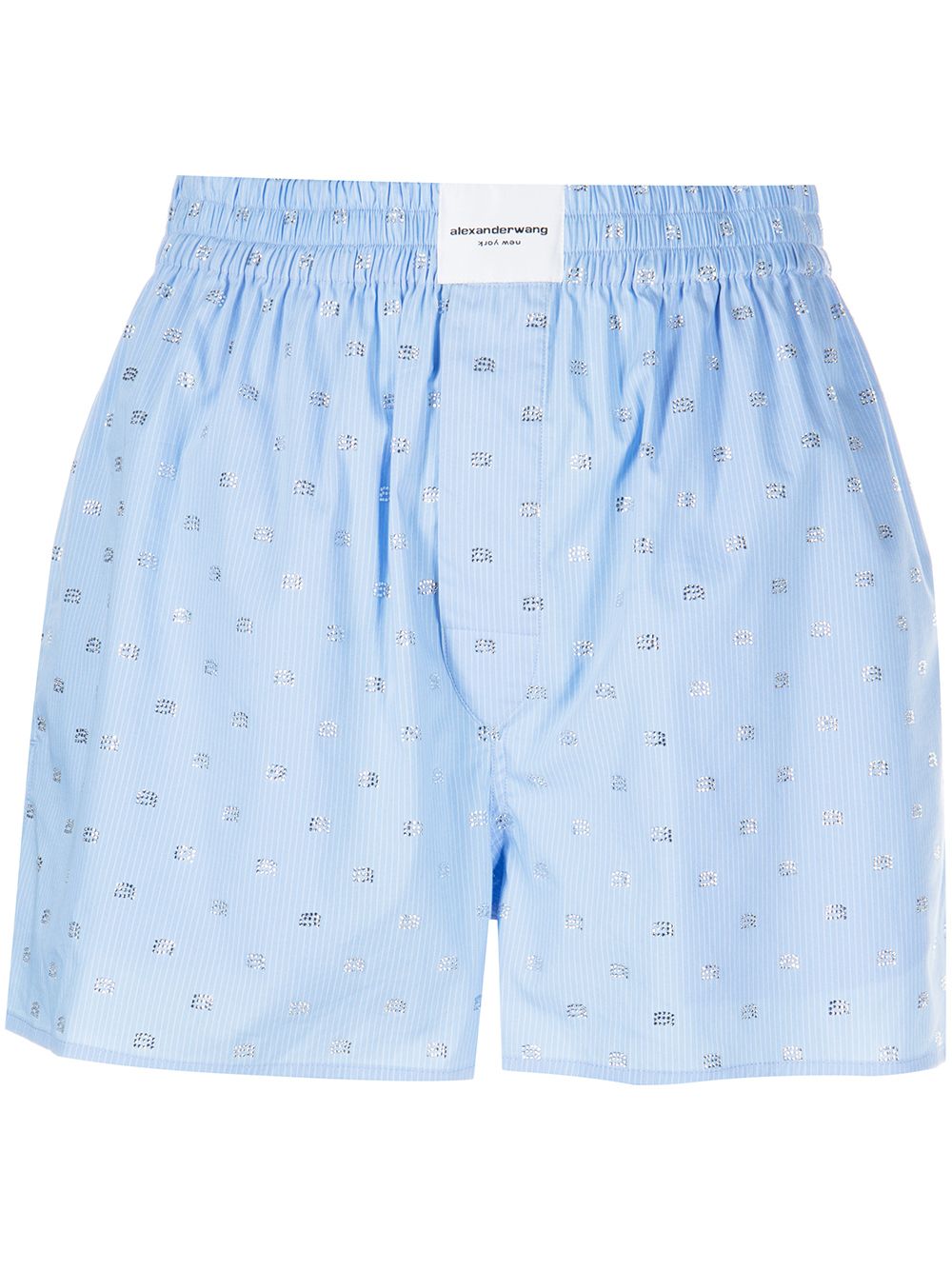 Boxer Shorts With Rhineston Monogram
