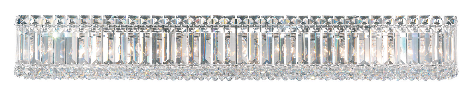 Quantum 9-Light Bathroom Vanity Light in Stainless Stee
