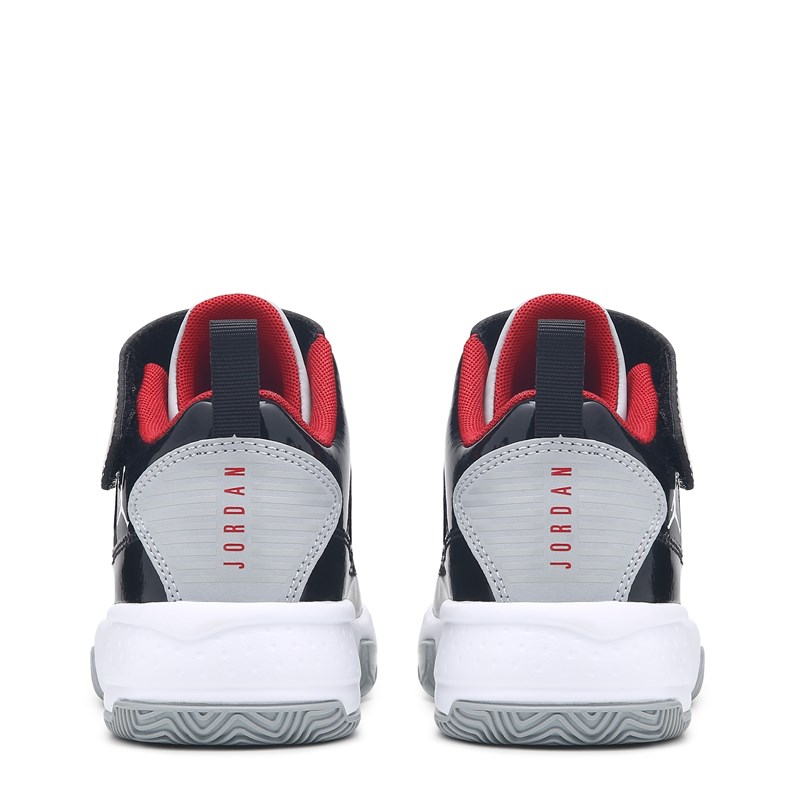 Kids' Max Aura 2 High Top Sneaker Little Kid Shoes (Black/Gym Red-White)