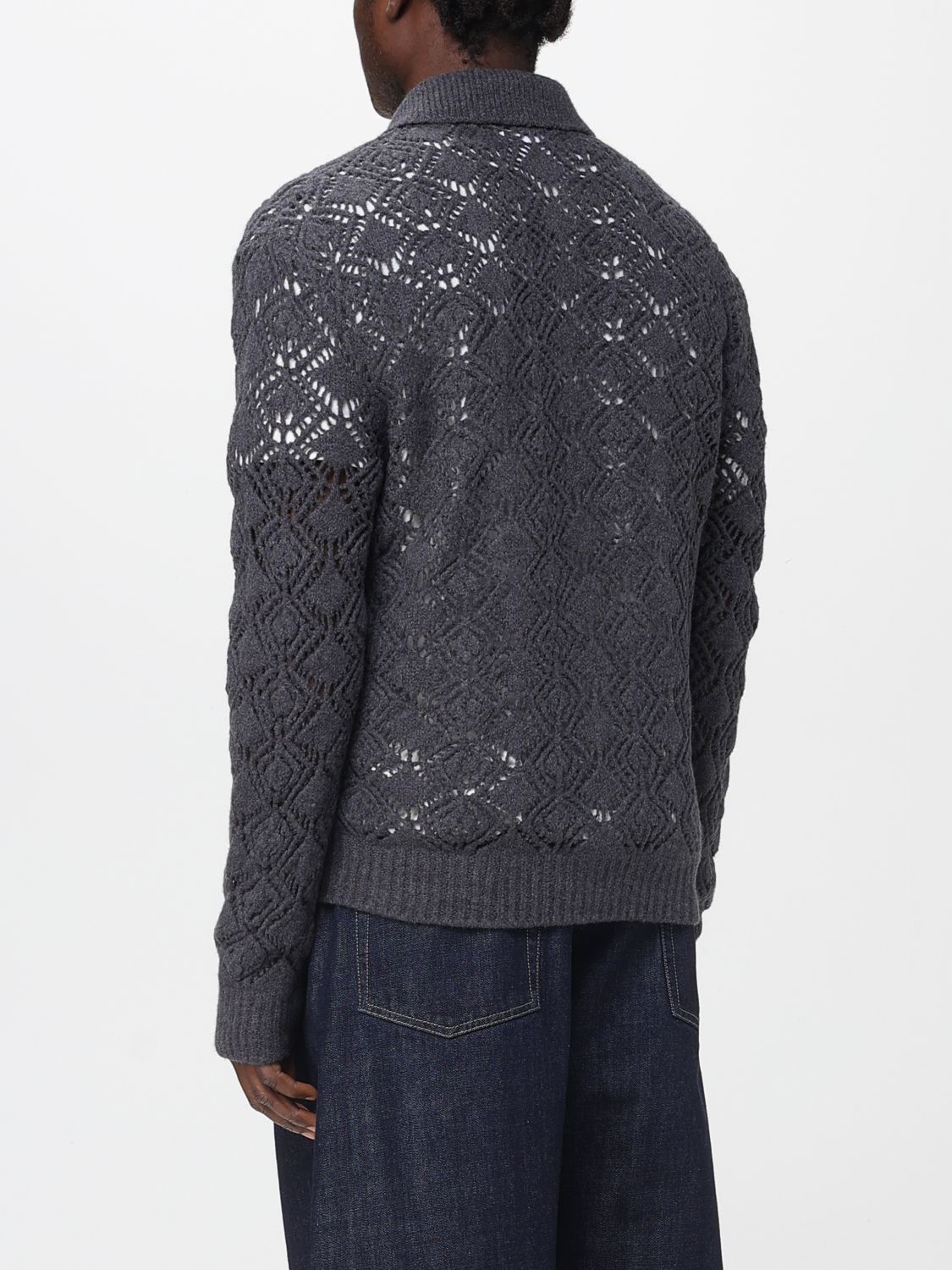 Cardigan Men color Grey