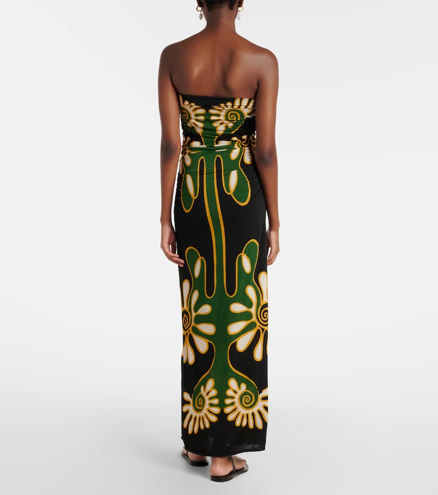 Daphne printed jersey maxi dress