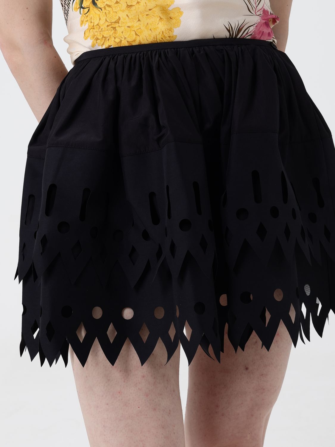 Skirt Woman color Black
