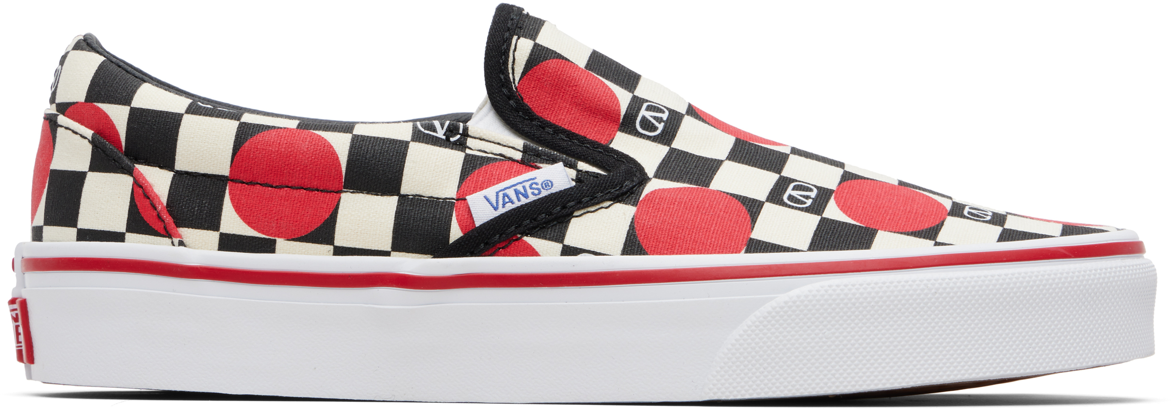 Off-White Vans Edition VLogo Checkerboard Print Slip-on Sneakers