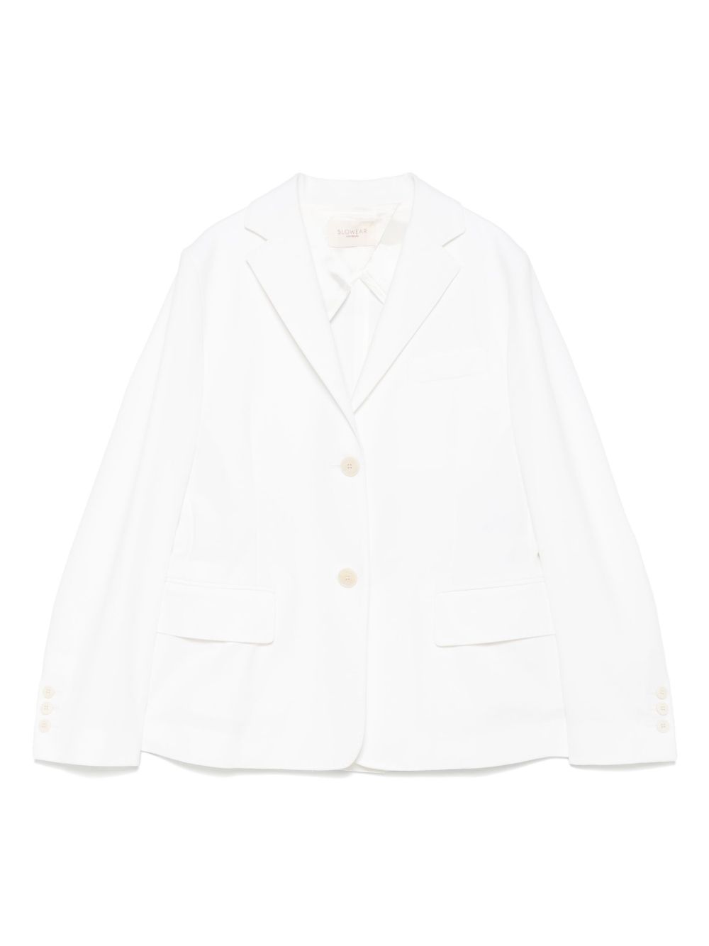 Montedoro twill-weave blazer - White