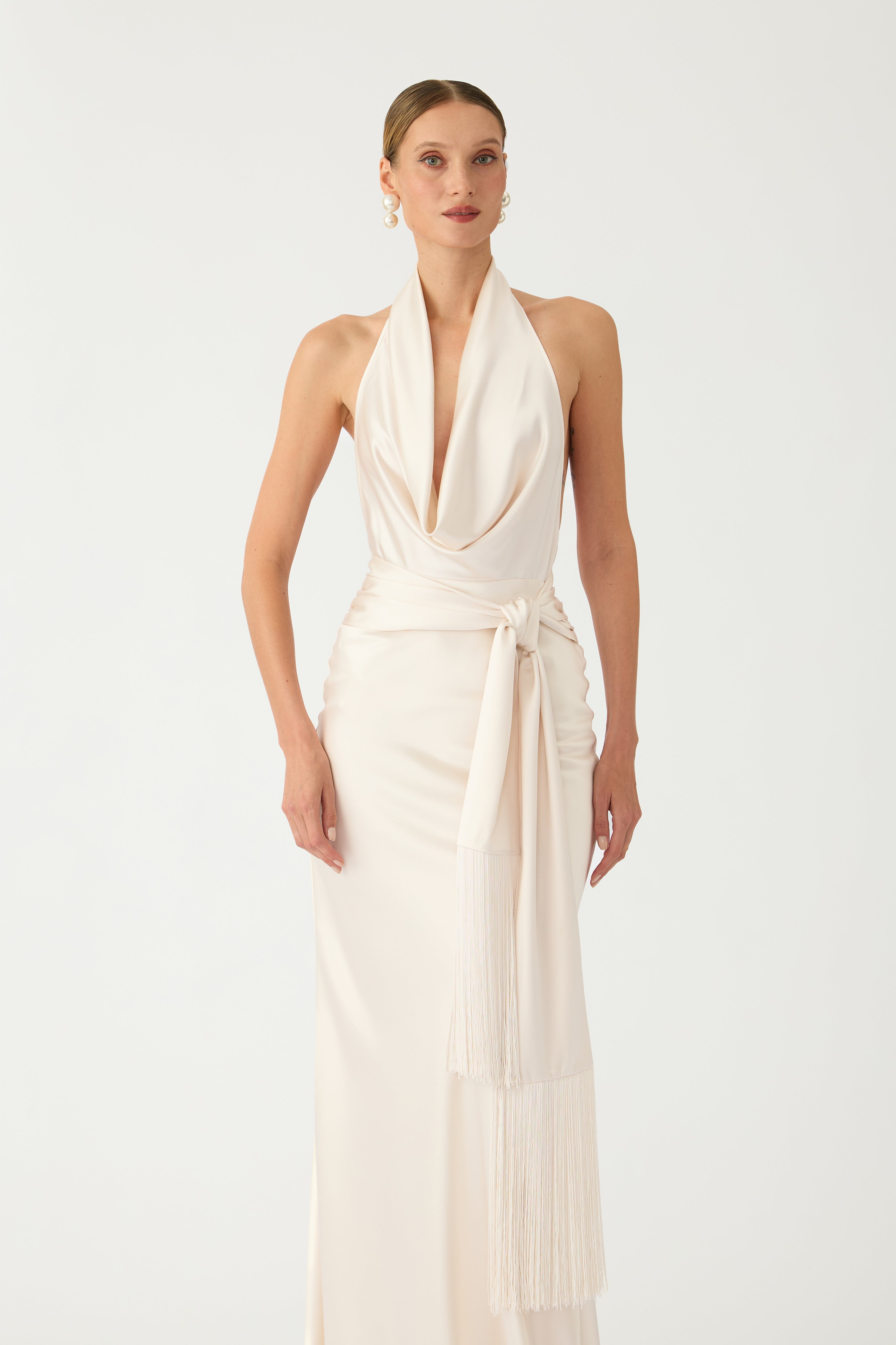 Sabina Satin Gown