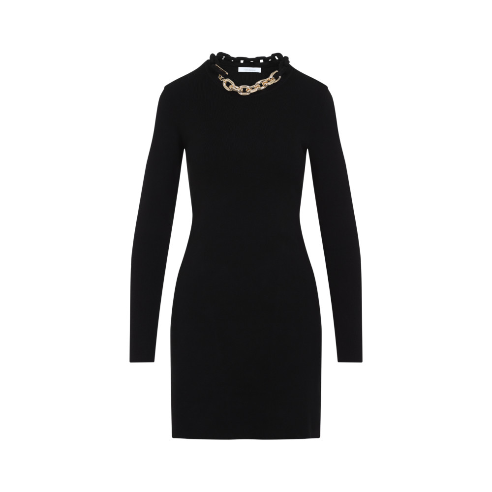 Black Silk Mini Dress