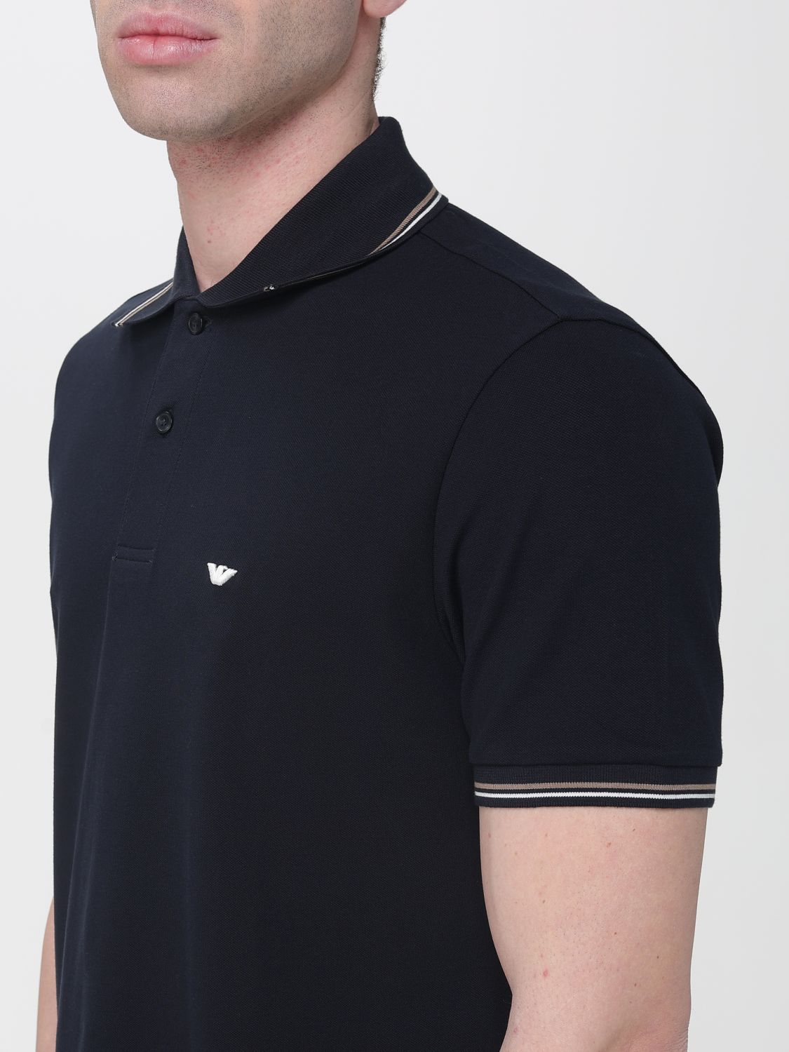 Polo Shirt Men color Blue