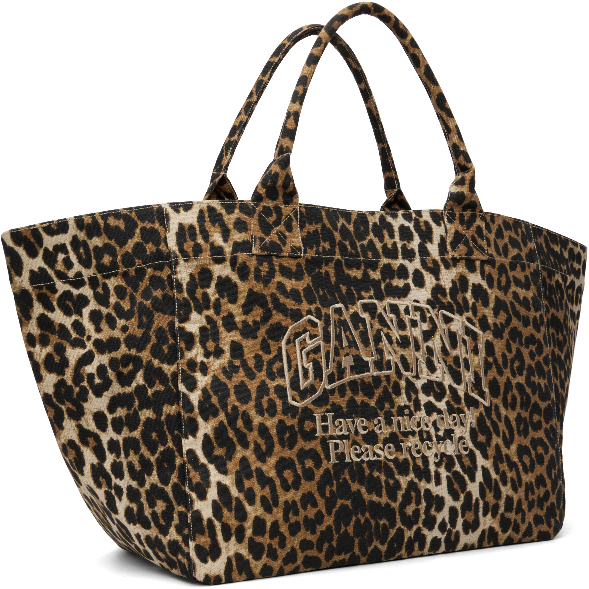 Brown Leopard XXL Tote