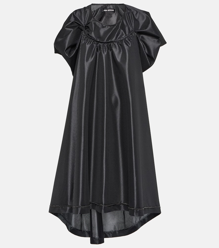 Draped midi dress