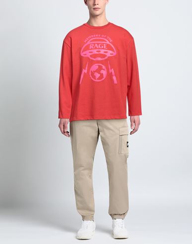 Man T-shirt Tomato red