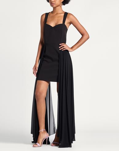 Woman Mini dress Black Size M Polyester, Elastane