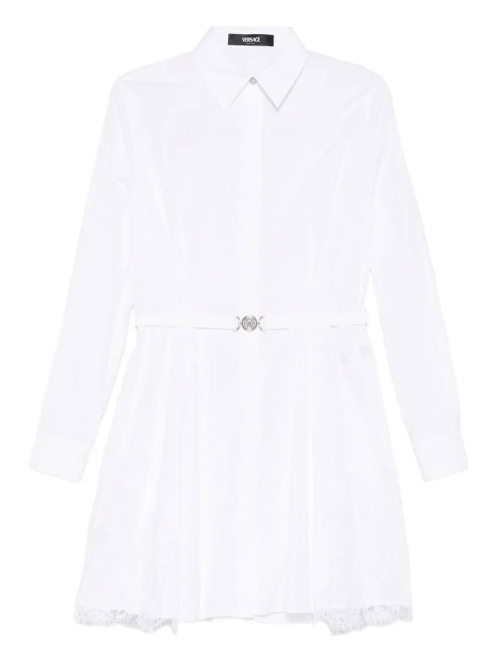 Belted Cotton Shirt Dress